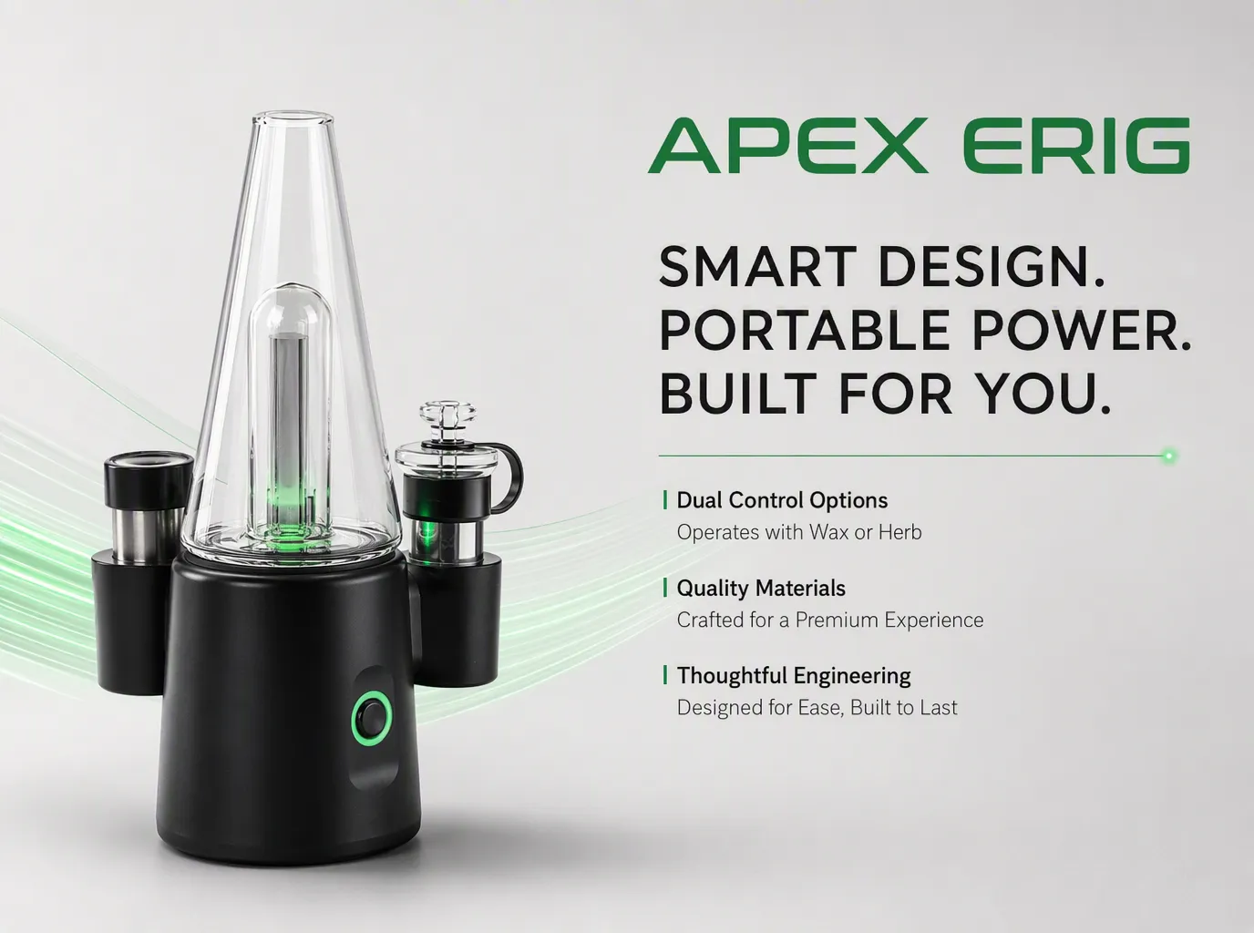 Apex E-Rig Vaporizer product details