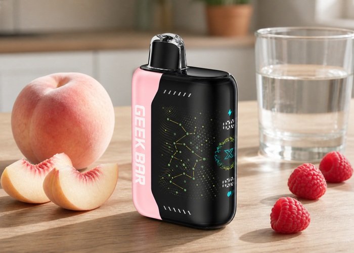 geek bar pulse white peach raspberry X Review peach lemonade Flavors::Lemon Tart GeekVape Wenax Q Pod