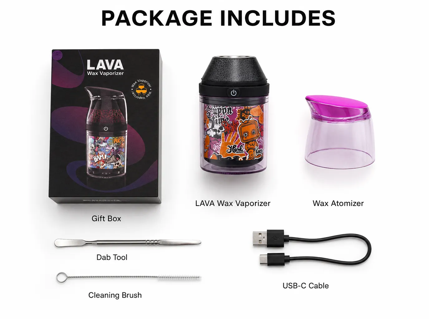 LAVA Wax Vaporizer product details