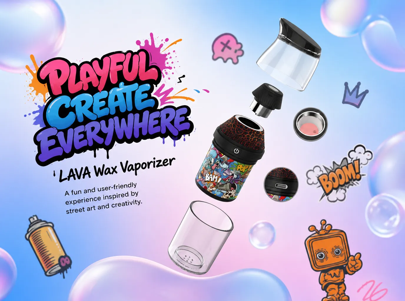 LAVA Wax Vaporizer product details