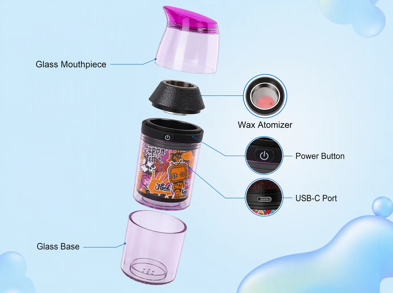 LAVA Wax Vaporizer product details