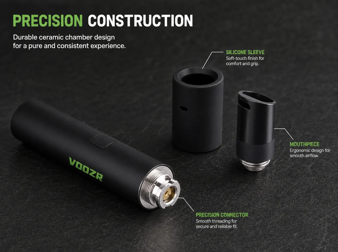 VOOZR P2 B Dry Herb Pen product details
