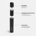 VOOZR P2 B Dry Herb Pen product image