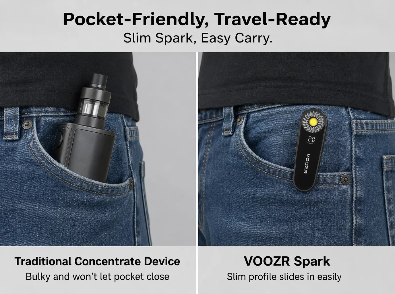 VOOZR Spark Disposable Wax Device product details