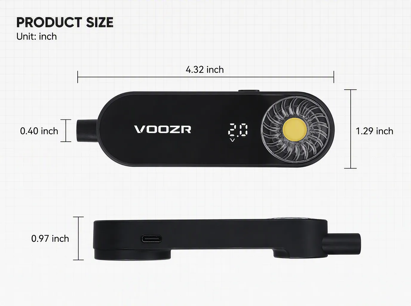 VOOZR Spark Disposable Wax Device product details